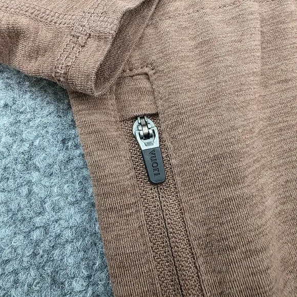 Vuori Pullover Men XL Brown Ease Performance 1/2 Half Zip 2.0 Long Sleeve Active - Picture 9 of 14